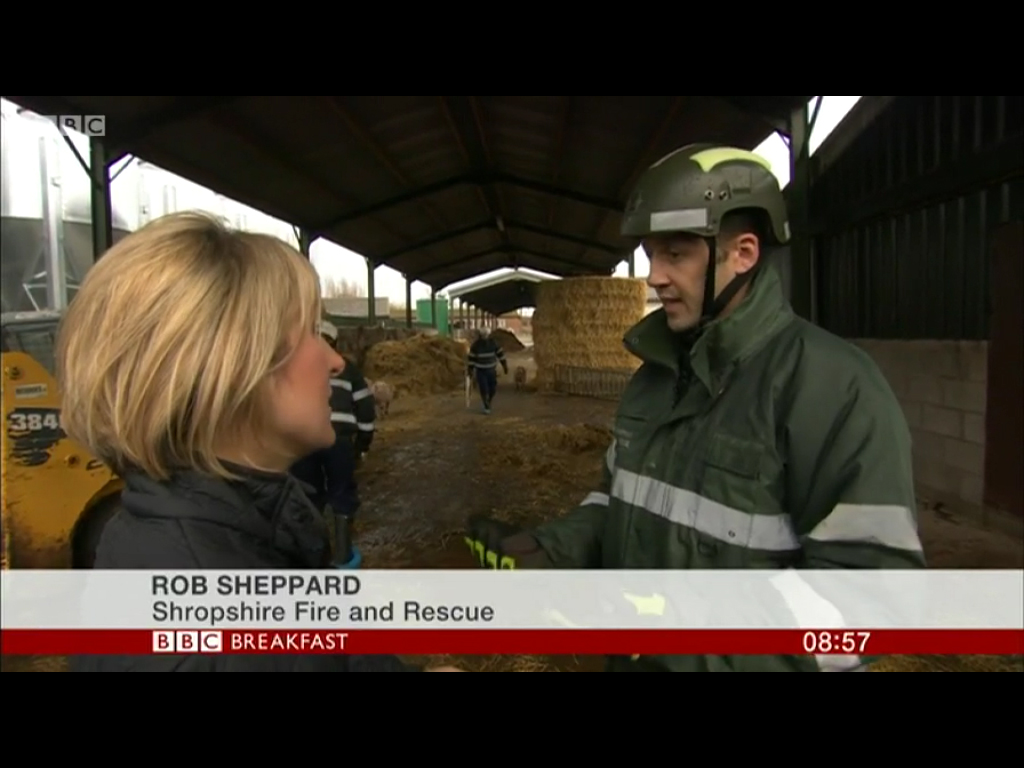 BBC Breakfast presenter Sian Lloyd talks to Rob Sheppard on national TV