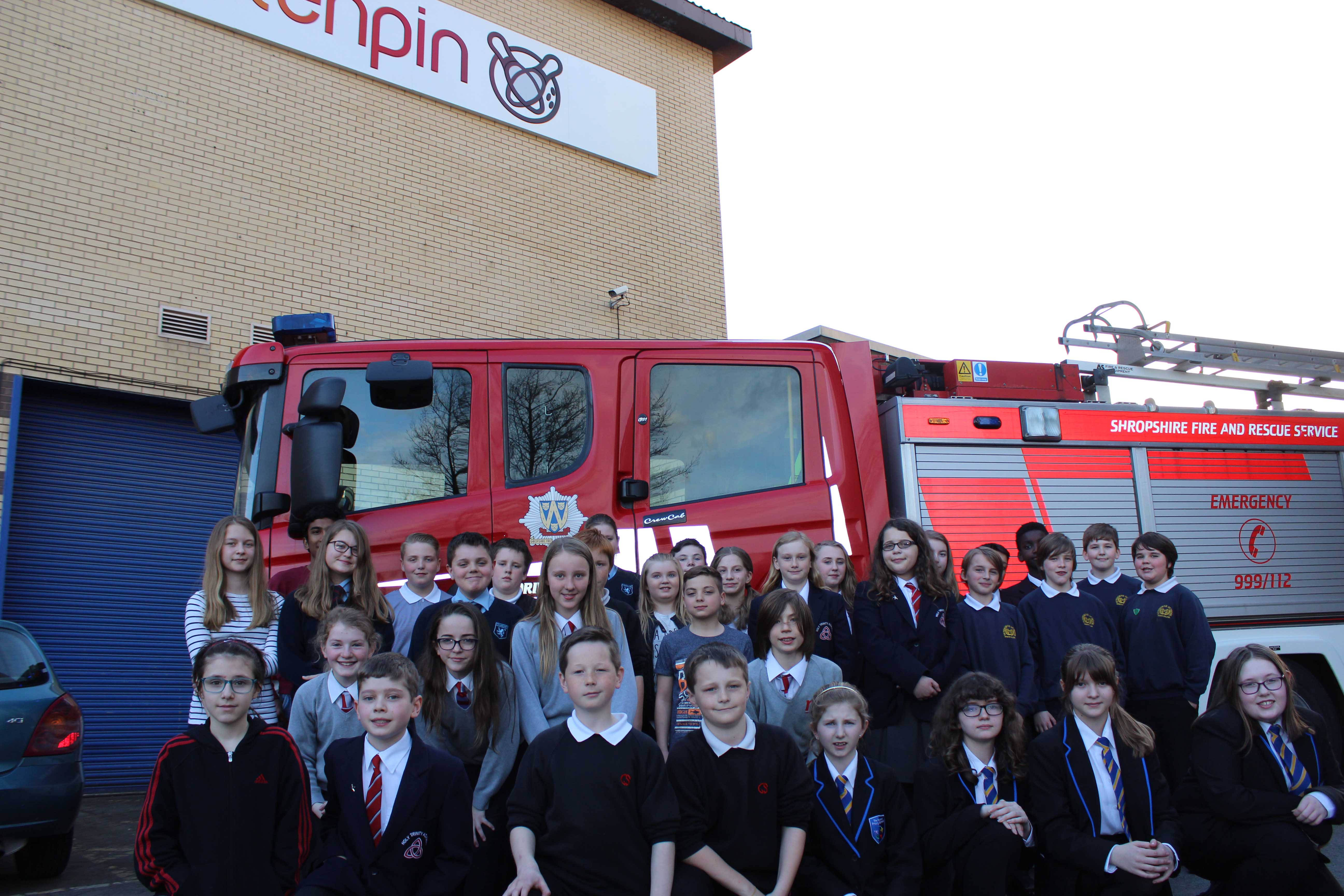 More than 2,400 Shropshire children learned important life skills in the annual fire safety quiz Pictured are some of the winning teams from across the county.