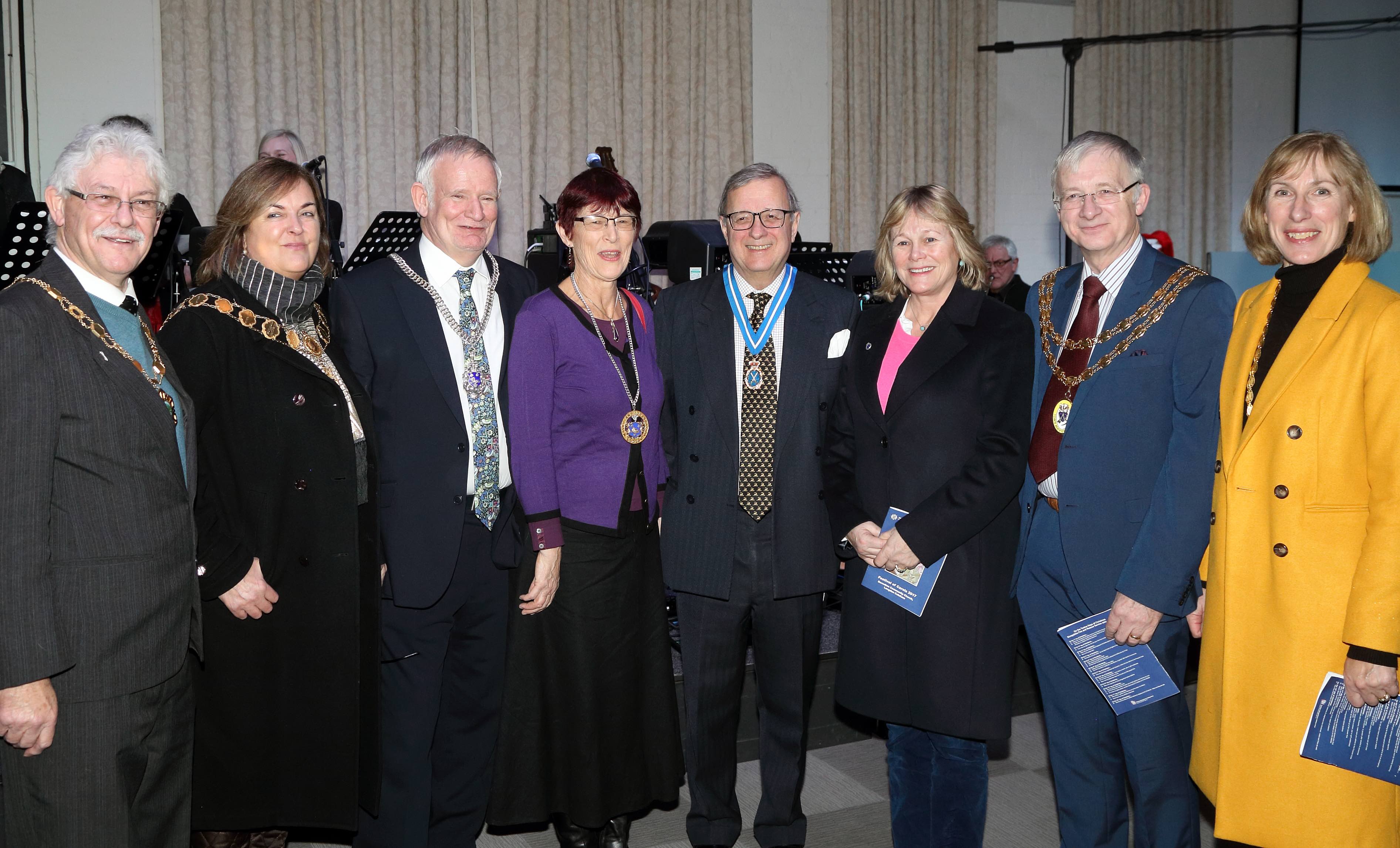 Dignitaries including the High Sheriff attended Shropshire Fire and Rescue Service's Festival of Carols