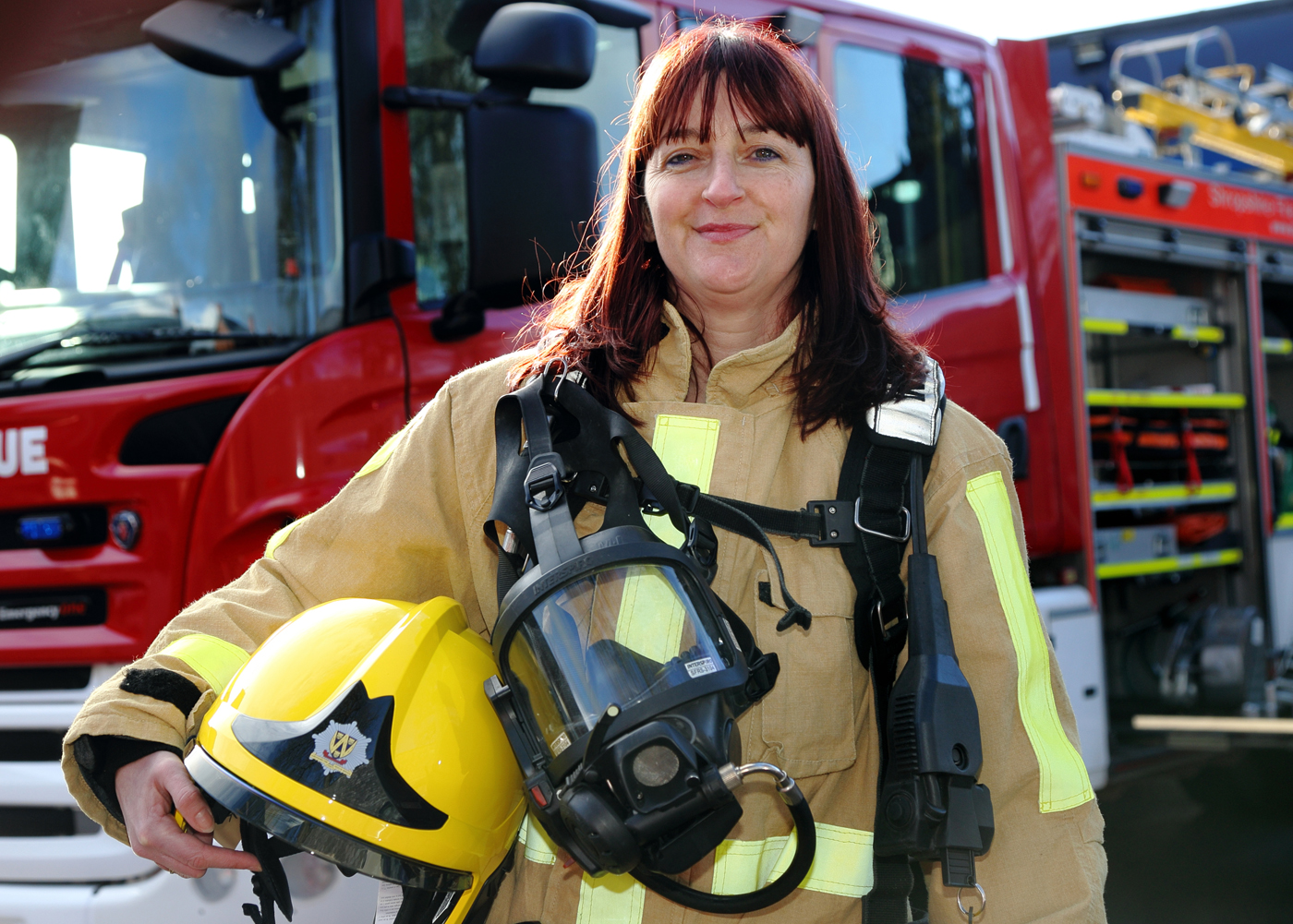 Women from across Shropshire who are interested in learning more about becoming "on call" firefighters attend a taster session at Oswestry Fire Station