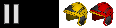 Crew Manager insignia and helmet markings (x2 black 12.5mm bands)