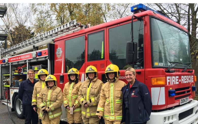 A firefighter taster day for women in Albrighton