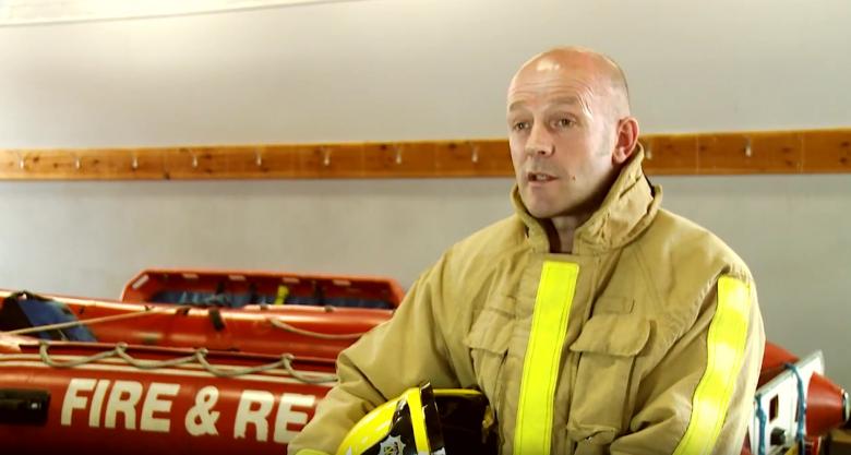 Shropshire firefighter Neil Grady found out he had dyslexia when he was 50.